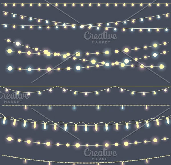 26+ Christmas Lights Templates PSD Vector EPS PNG Ai Free